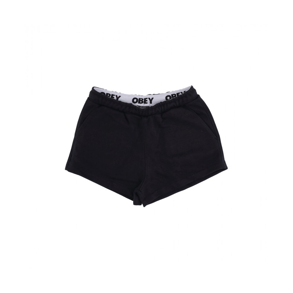 pantaloncino donna lisa terry short BLACK