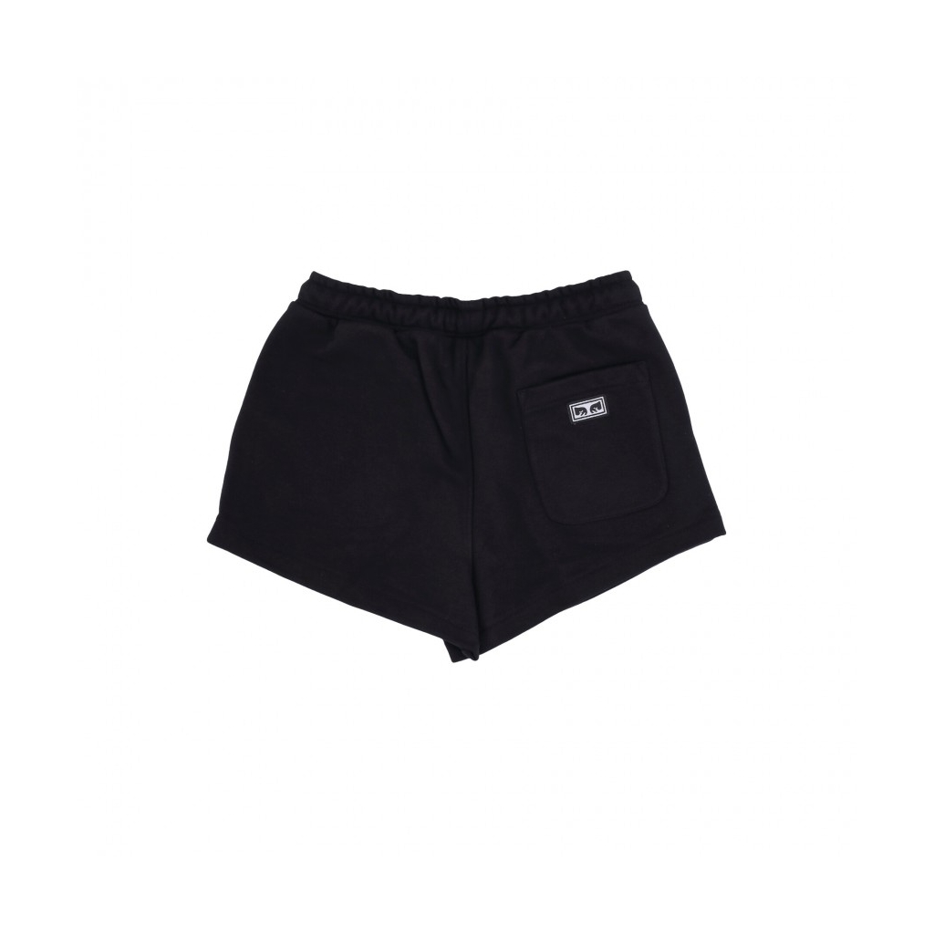 pantaloncino donna lisa terry short BLACK