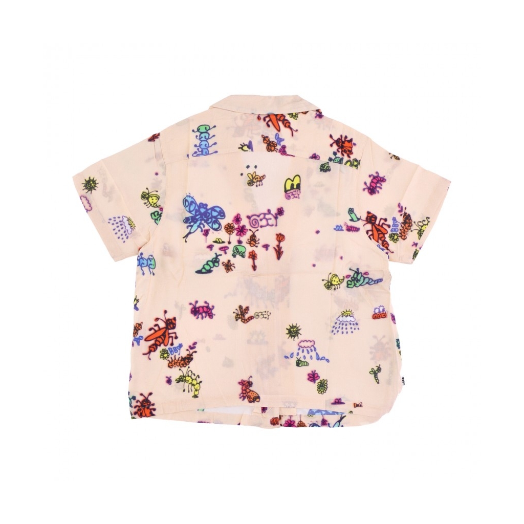 camicia manica corta donna doodle relaxed shirt SHORTBREAD