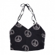 top donna peaceful halter top BLACK