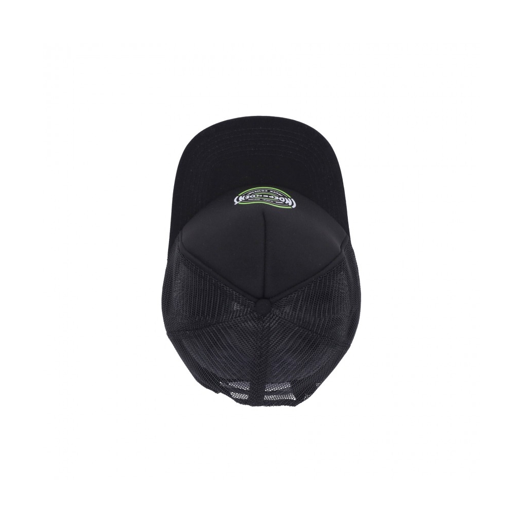 cappellino visiera curva uomo sfg span meshback BLACK/BLACK