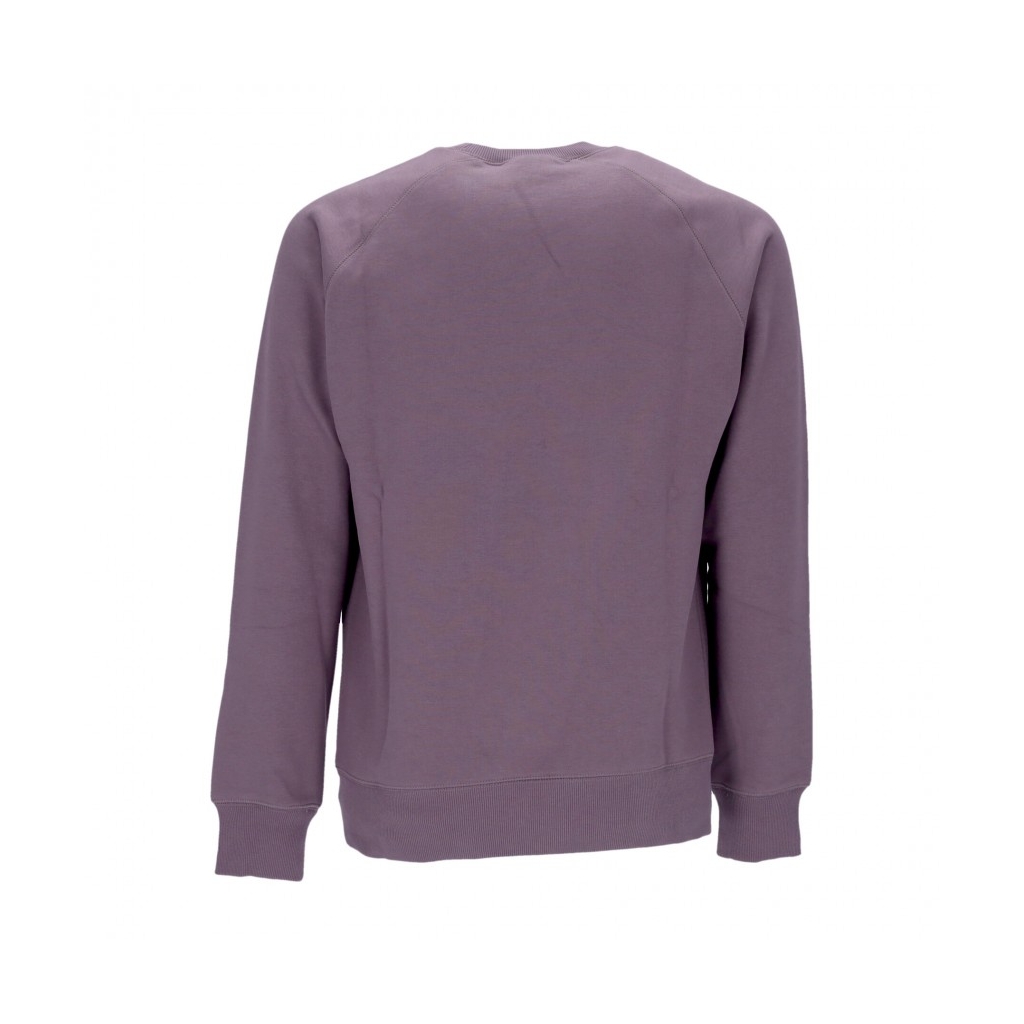 felpa girocollo uomo chase sweatshirt MISTY THISTLE/GOLD