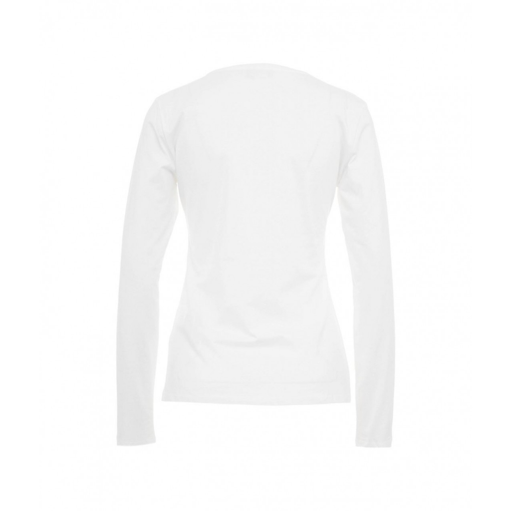 T-shirt con logo bianco