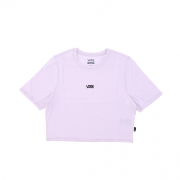 maglietta corta donna flying v crop crew sport LAVANDER FOG