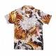 camicia manica corta uomo biotiger shirt WHITE ALL OVER PRINT