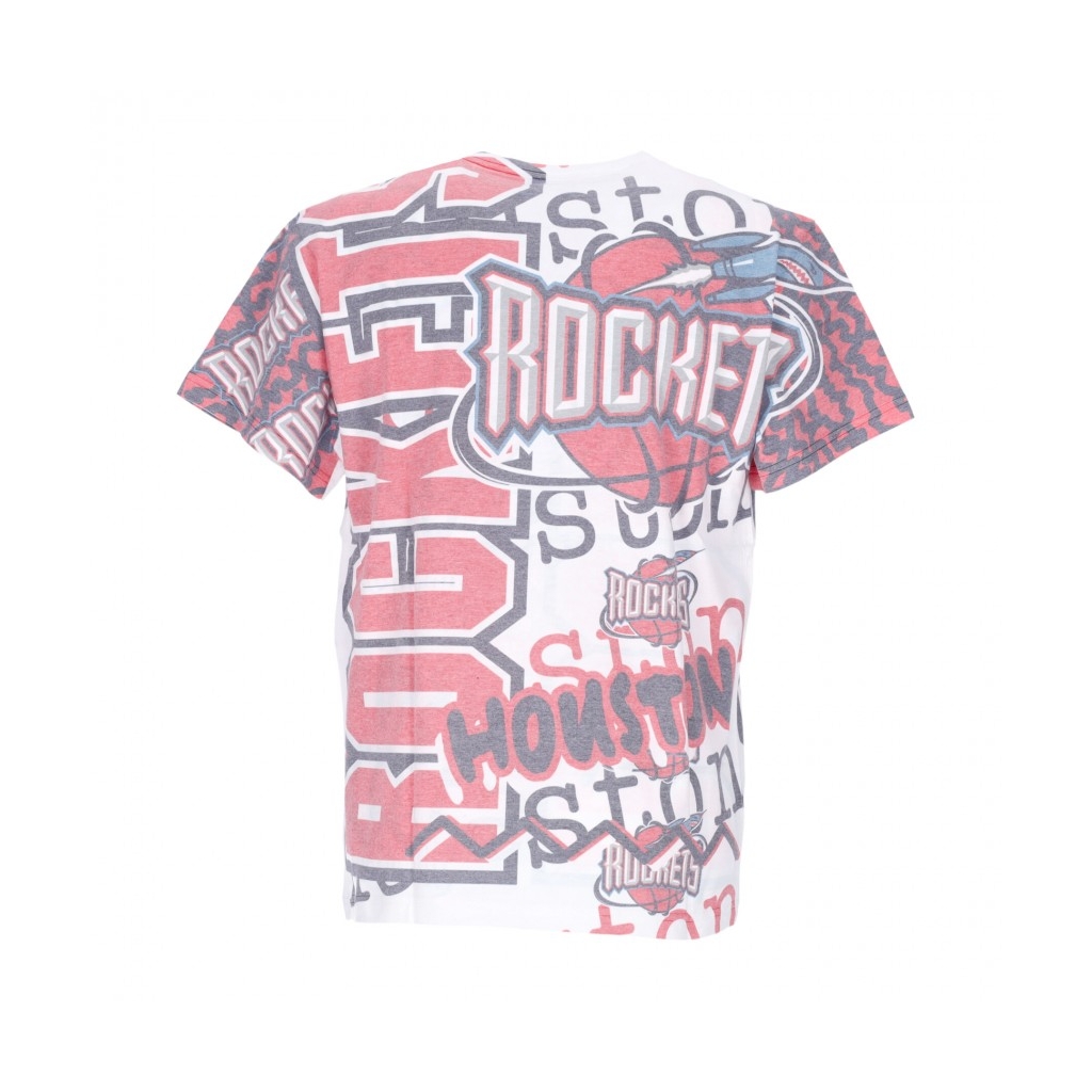 maglietta uomo nba jumbotron 20 sublimated tee hardwood classics houroc WHITE/ORIGINAL TEAM COLORS