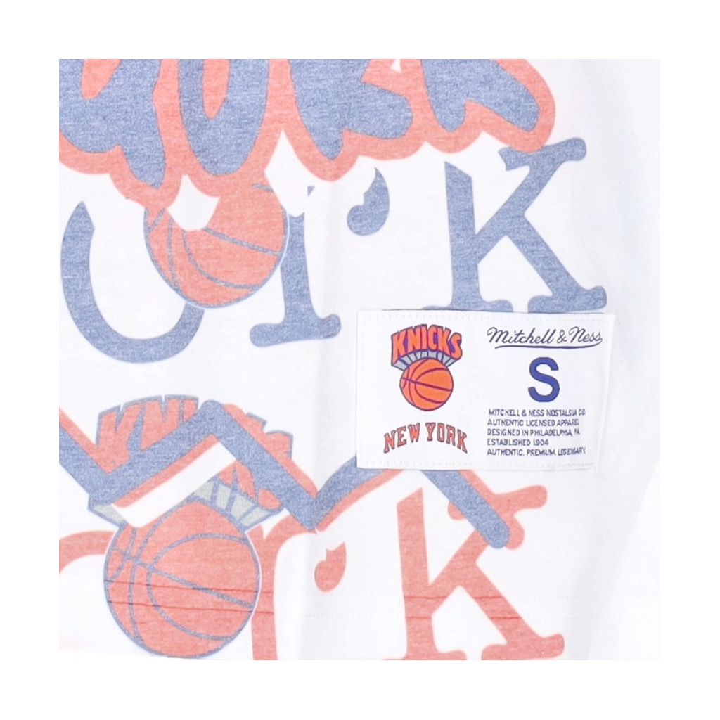 maglietta uomo nba jumbotron 20 sublimated tee hardwood classics neykni WHITE/ORIGINAL TEAM COLORS