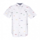 camicia manica corta uomo houser shirt WHITE