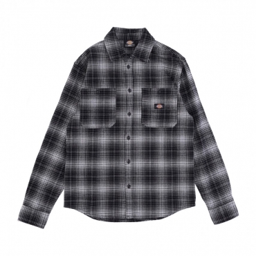 camicia manica lunga uomo evansville l/s shirt BLACK