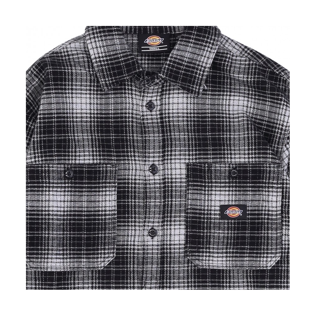 camicia manica lunga uomo evansville l/s shirt BLACK