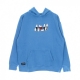 felpa cappuccio uomo i love u hoodie AZURE