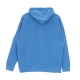 felpa cappuccio uomo i love u hoodie AZURE