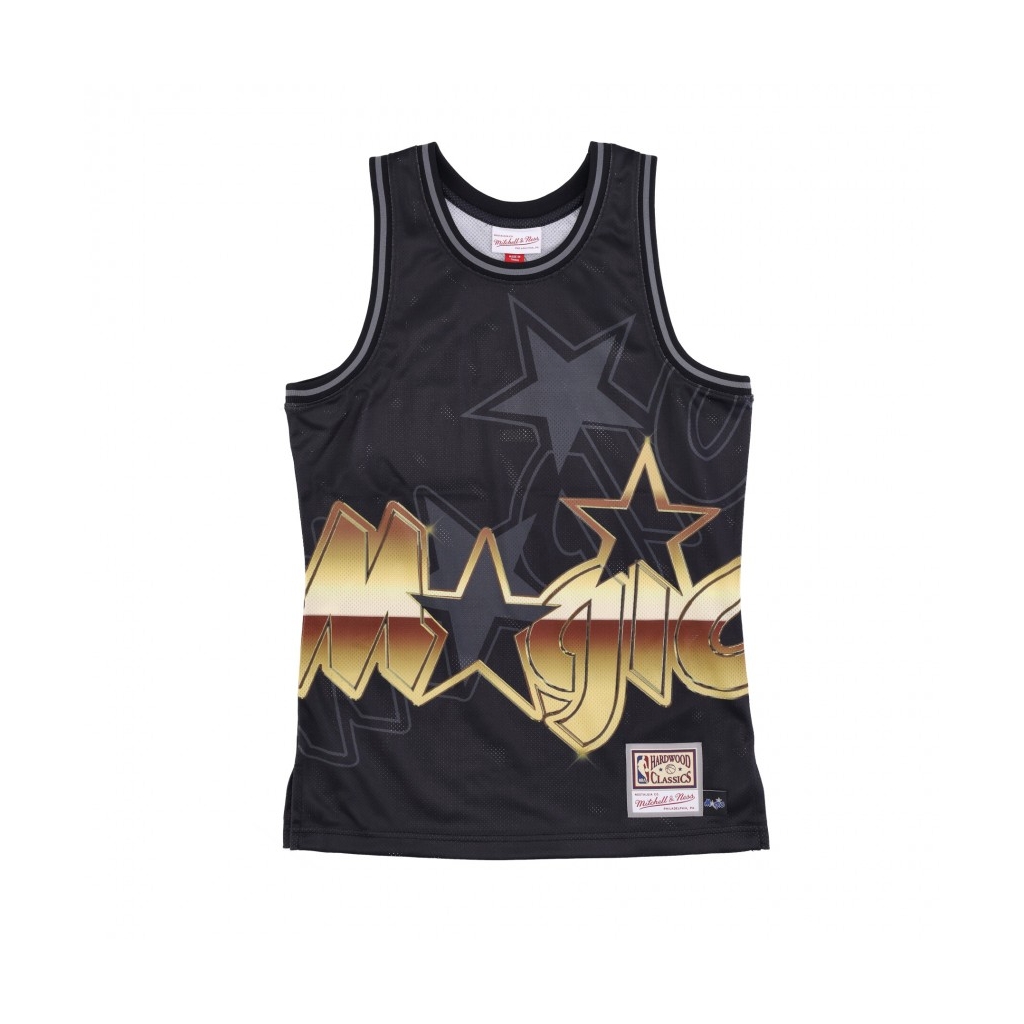 canotta tipo basket uomo nba big face 40 fashion tank hardwood classics orlmag BLACK/ORIGINAL TEAM COLORS