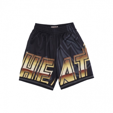 pantaloncino tipo basket uomo nba big face 40 fashion short hardwood classics miahea BLACK/ORIGINAL TEAM COLORS