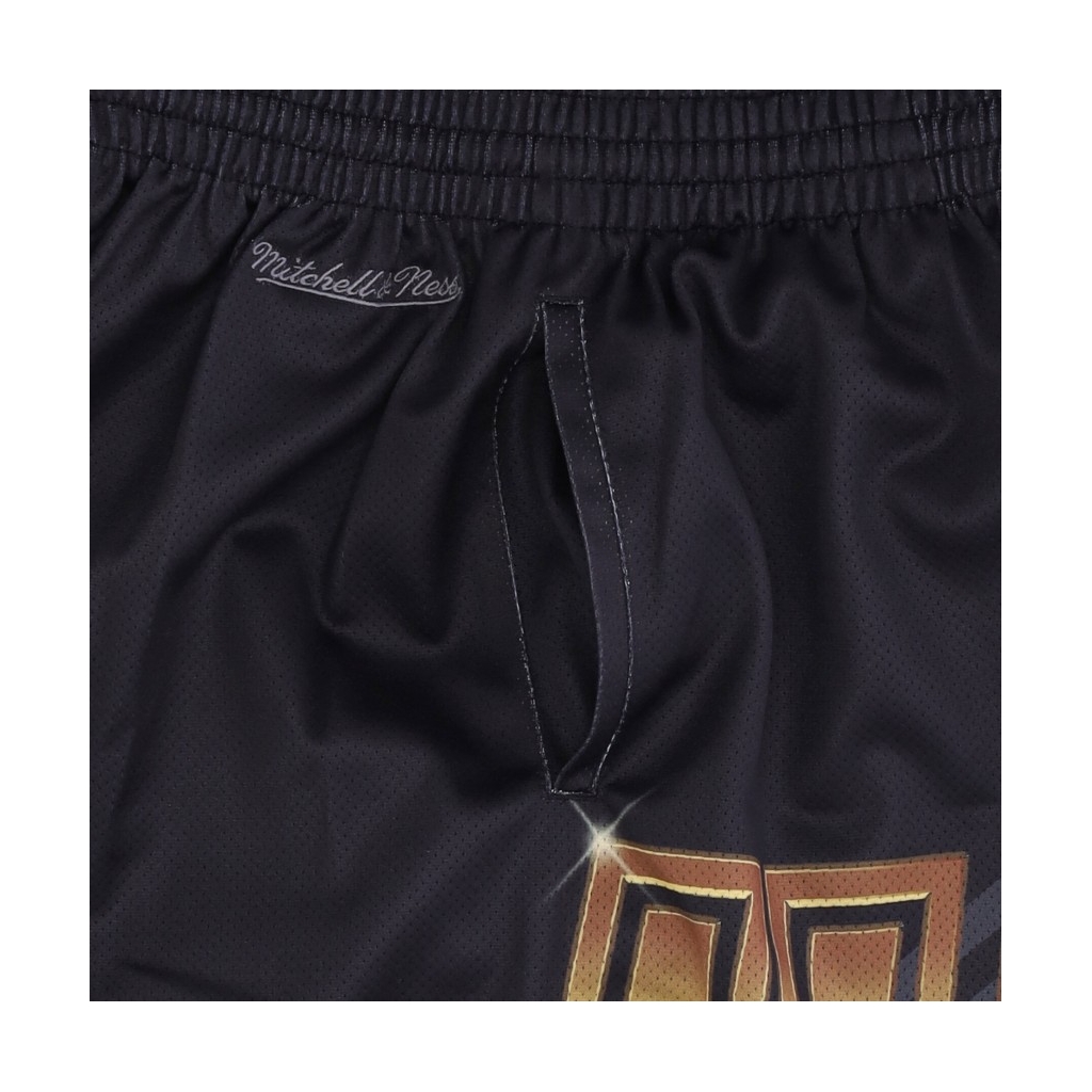 pantaloncino tipo basket uomo nba big face 40 fashion short hardwood classics miahea BLACK/ORIGINAL TEAM COLORS