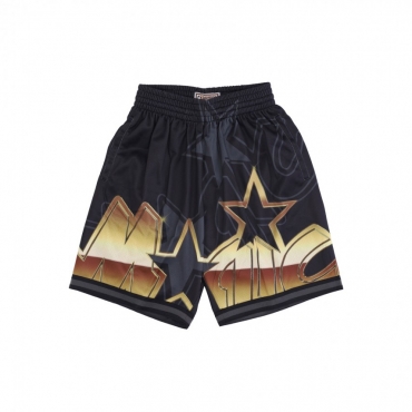 pantaloncino tipo basket uomo nba big face 40 fashion short hardwood classics orlmag BLACK/ORIGINAL TEAM COLORS