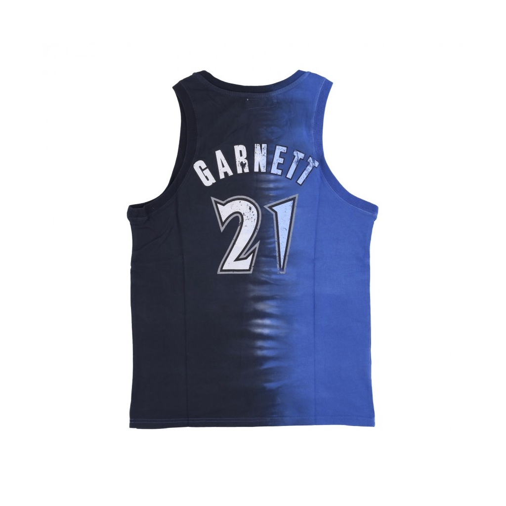 canotta uomo nba vertical tie dye tank hardwood classics no 21 kevin garnett mintim ORIGINAL TEAM COLORS