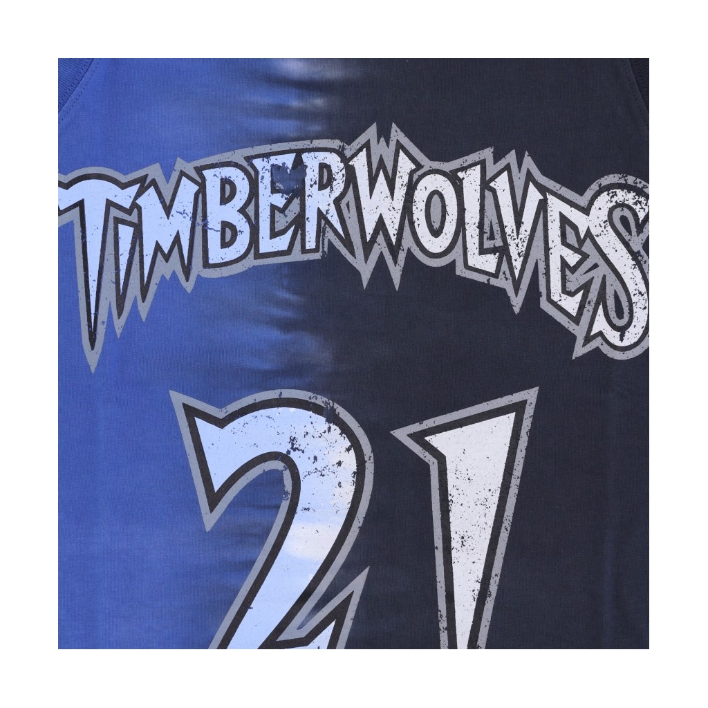 canotta uomo nba vertical tie dye tank hardwood classics no 21 kevin garnett mintim ORIGINAL TEAM COLORS