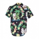 camicia manica corta uomo aloha nerm short sleeve button up BLACK