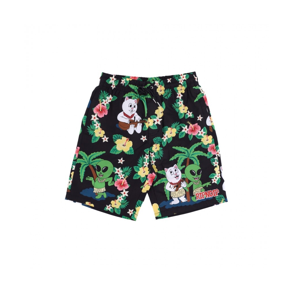 pantaloncino uomo aloha nerm swim shorts BLACK