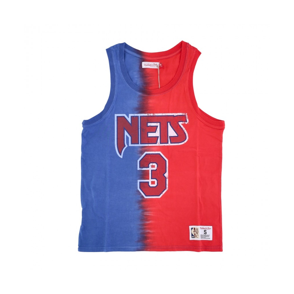 canotta uomo nba vertical tie dye tank hardwood classics no 3 drazen petrovic nejnet ORIGINAL TEAM COLORS