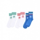 calza media uomo mid cut crew socks WHITE/WHITE/BRIGHT ROYAL