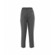 Pantaloni con pieghe grigio scuro