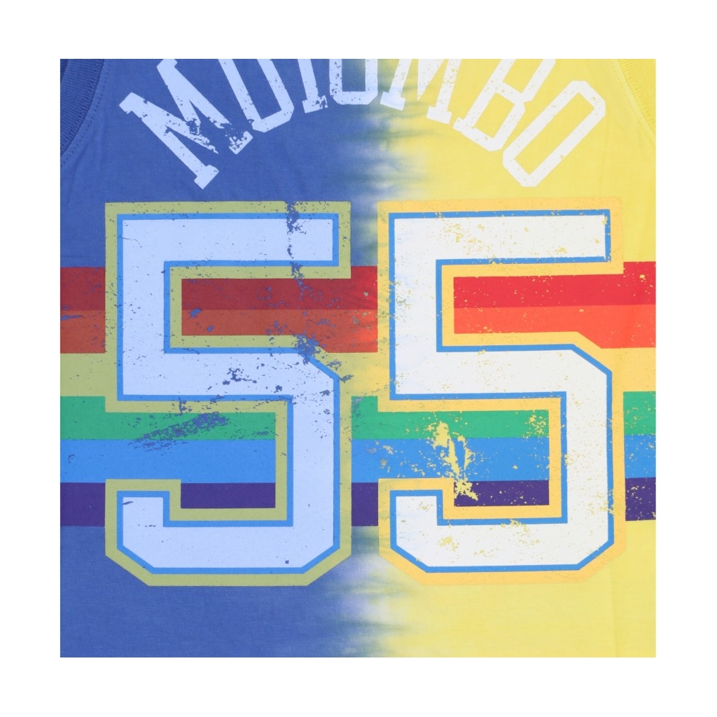 canotta uomo nba vertical tie dye tank hardwood classics no 55 dikembe mutombo dennug ORIGINAL TEAM COLORS