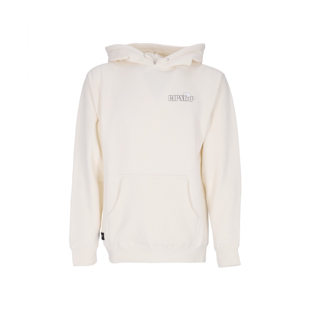 felpa cappuccio uomo tastes like nerm hoodie NATURAL