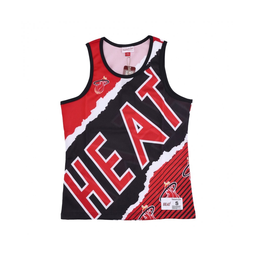 canotta tipo basket uomo nba jumbotron 20 sublimated tank hardwood classics miahea ORIGINAL TEAM COLORS