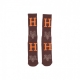 calza media uomo duality sock x thrasher CHOCOLATE