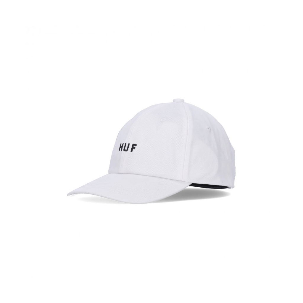 cappellino visiera curva uomo essentials og logo cv hat WHITE