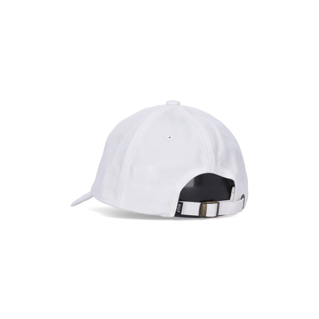 cappellino visiera curva uomo essentials og logo cv hat WHITE