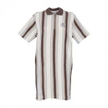 vestito donna crown polo knit dress OFF WHITE