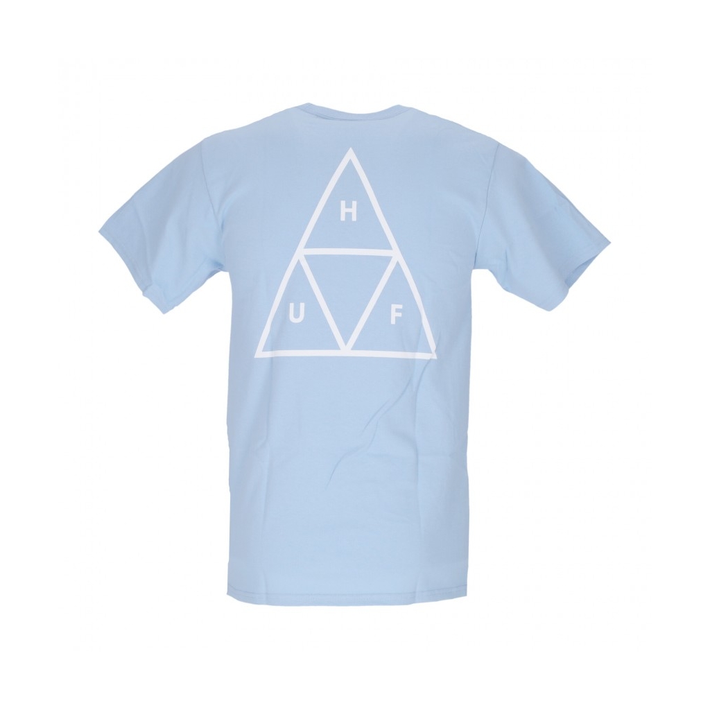 maglietta uomo essentials triple triangle tee LIGHT BLUE