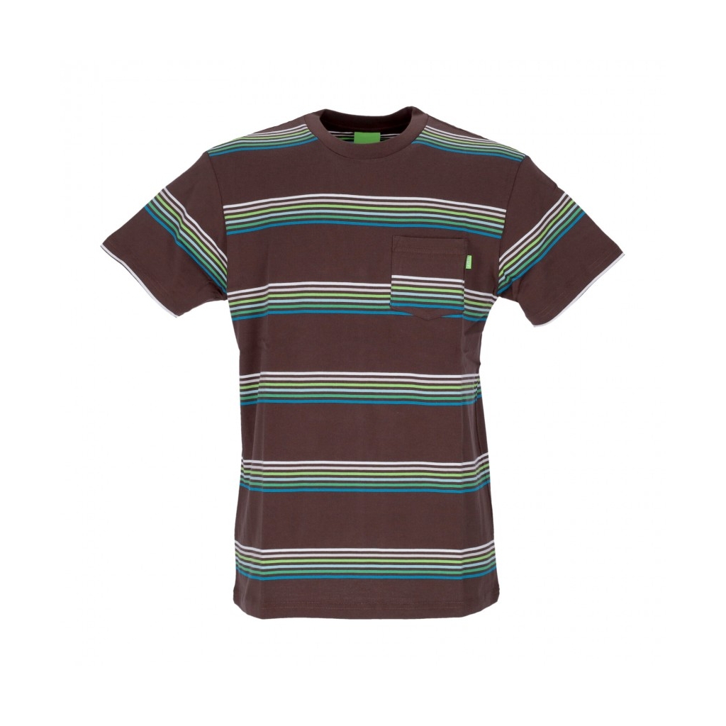 maglietta uomo bolinas stripe pocket tee BROWN