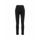 Jegging in eco pelle nero