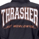 giacca coach jacket uomo split coaches jacket x thrasher BLACK