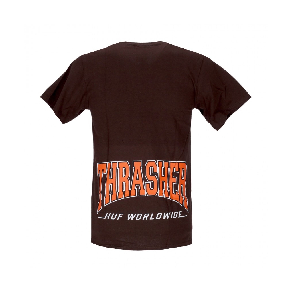 maglietta uomo high point tee x thrasher CHOCOLATE