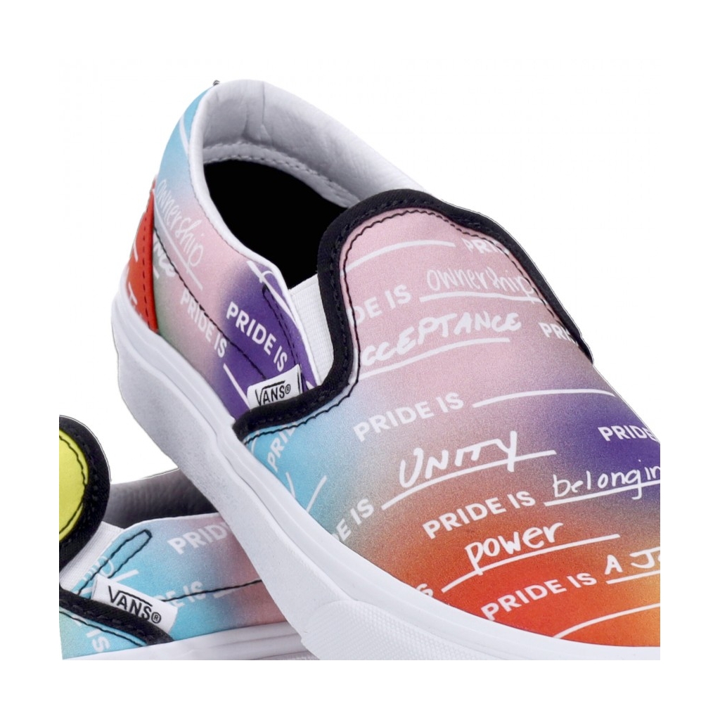 scarpa bassa uomo classic slip on pride RAINBOW/TRUE WHITE