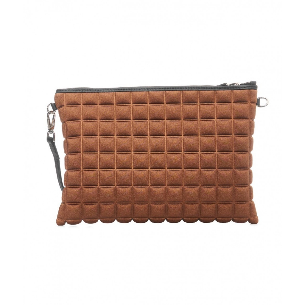 Pochette Lisbona Cube marrone