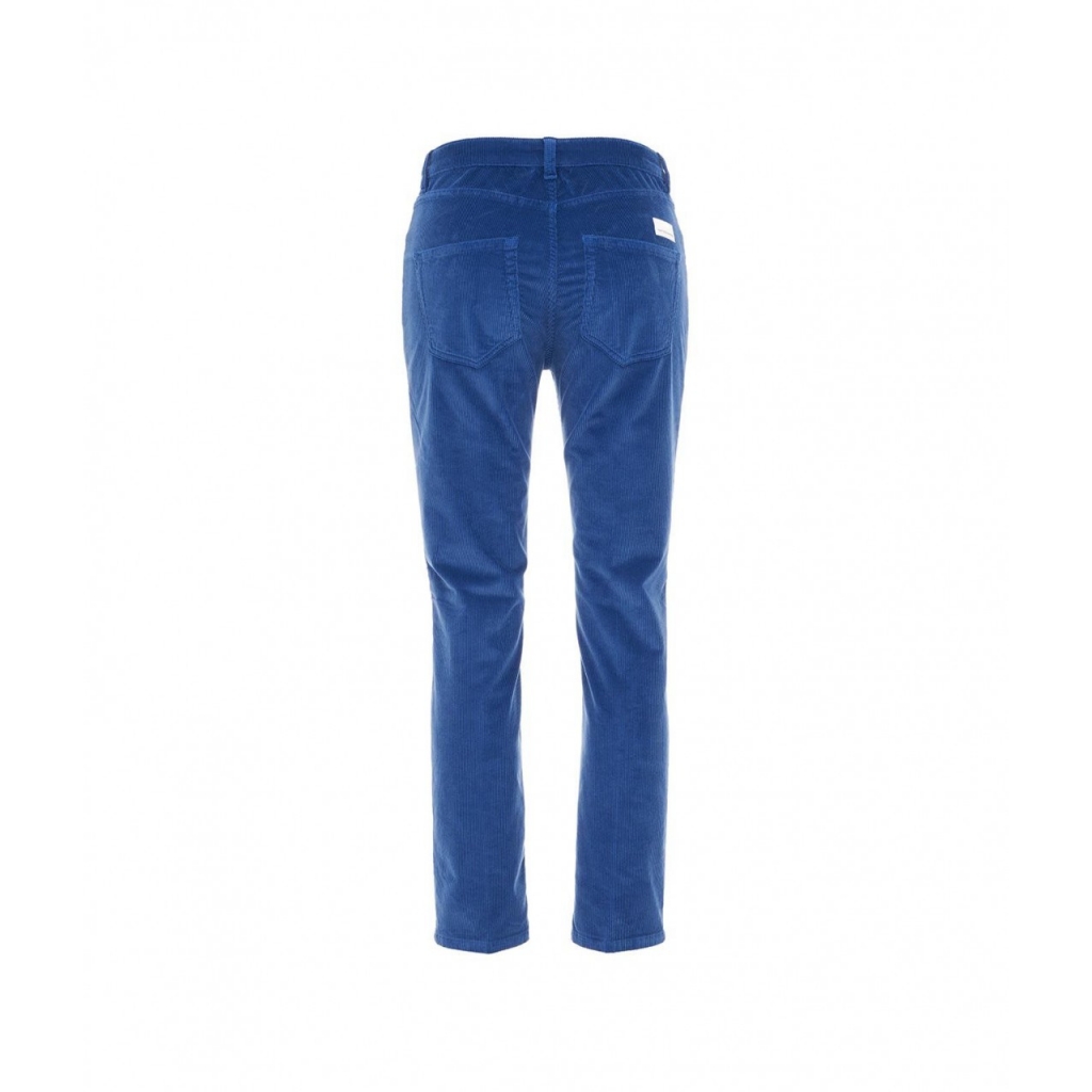 Pantaloni a coste blu scuro