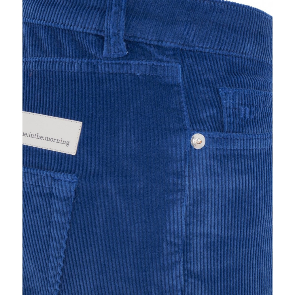 Pantaloni a coste blu scuro