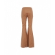 Pantalone flared Tati beige