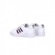 scarpa bassa ragazzo continental 80 stripes j CLOUD WHITE/COLLEGIATE NAVY/VIVID RED