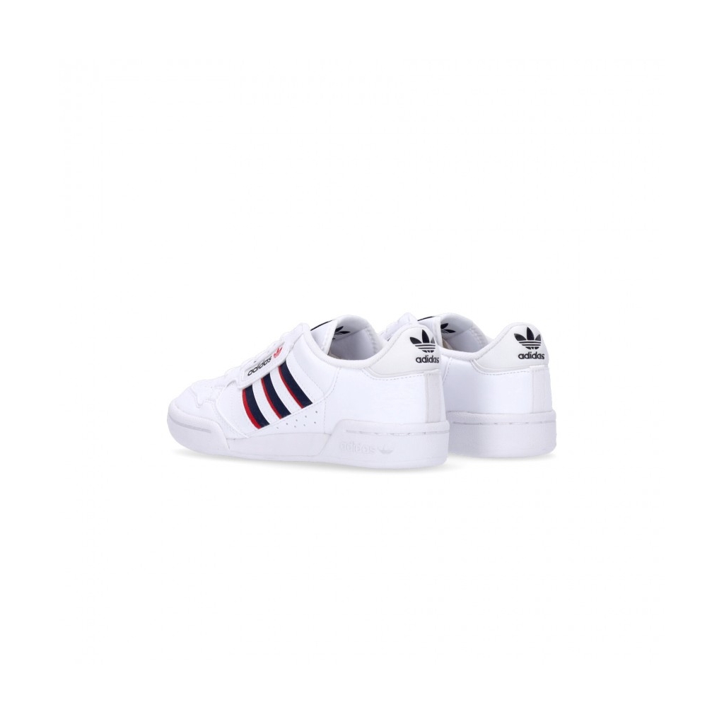 scarpa bassa ragazzo continental 80 stripes j CLOUD WHITE/COLLEGIATE NAVY/VIVID RED