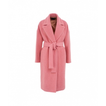 Cappotto in lana Cibella pink