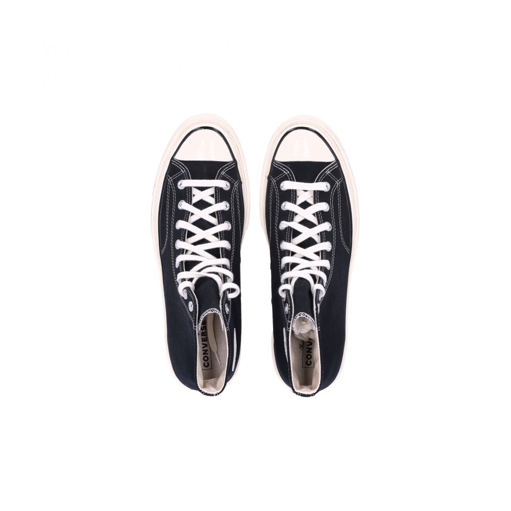 scarpa alta uomo chuck 70 hi canvas ltd BLACK DOUBLE FOXING