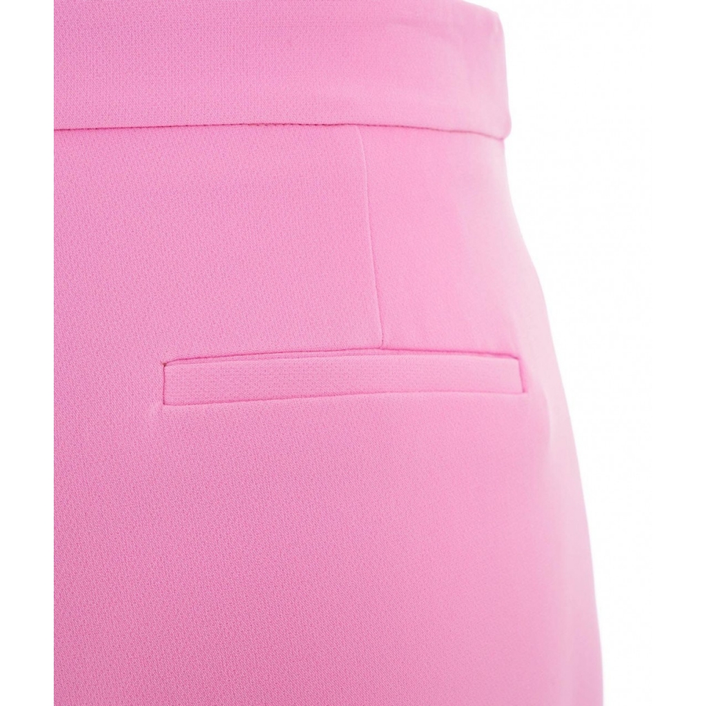 Pantalone in tessuto bistretch pink