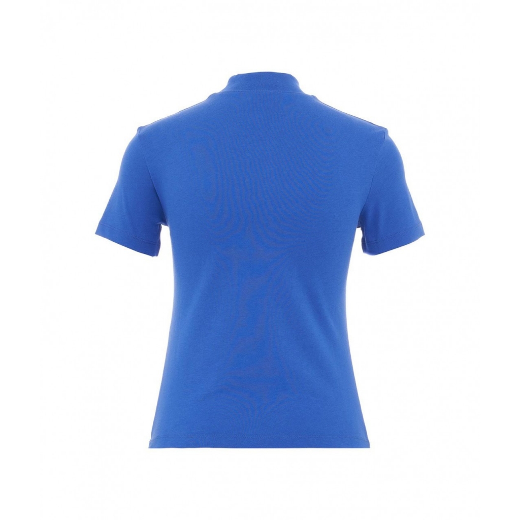 T-shirt con logo blu